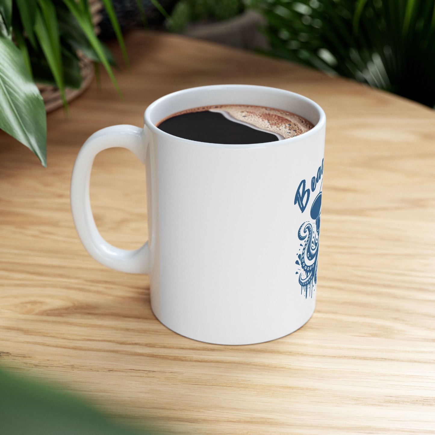 Copy of Beach Life Ceramic Mug - Fun Octopus Design, Perfect for Ocean Lovers