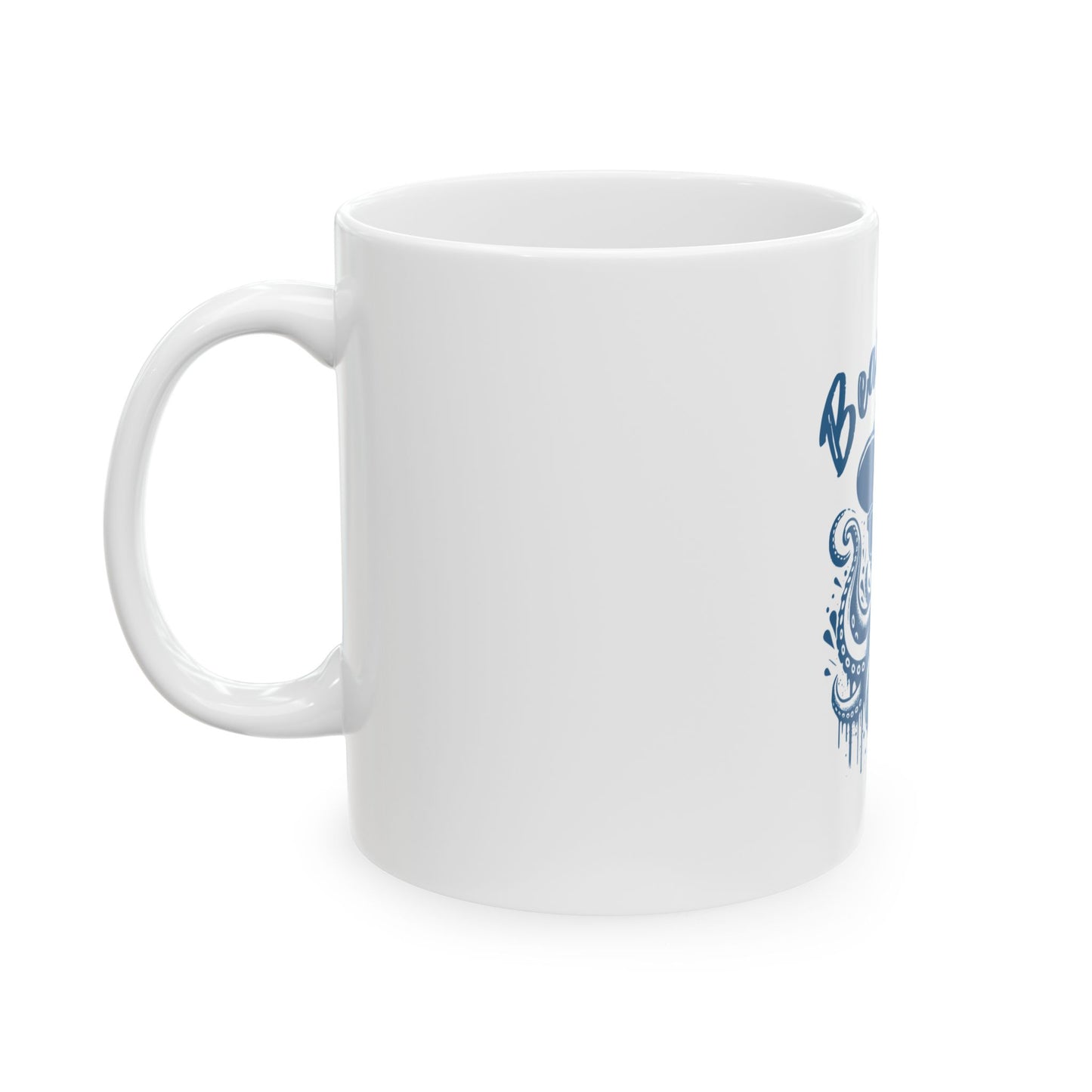 Copy of Beach Life Ceramic Mug - Fun Octopus Design, Perfect for Ocean Lovers