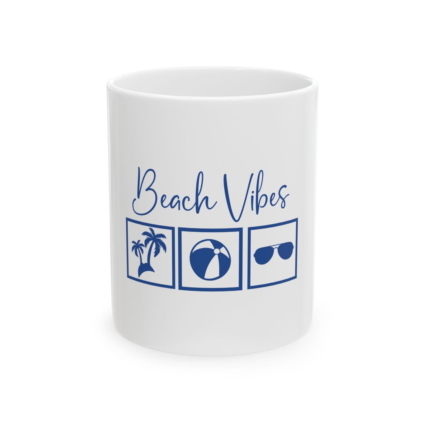 Beach Vibes Ceramic Mug - 11oz & 15oz Options