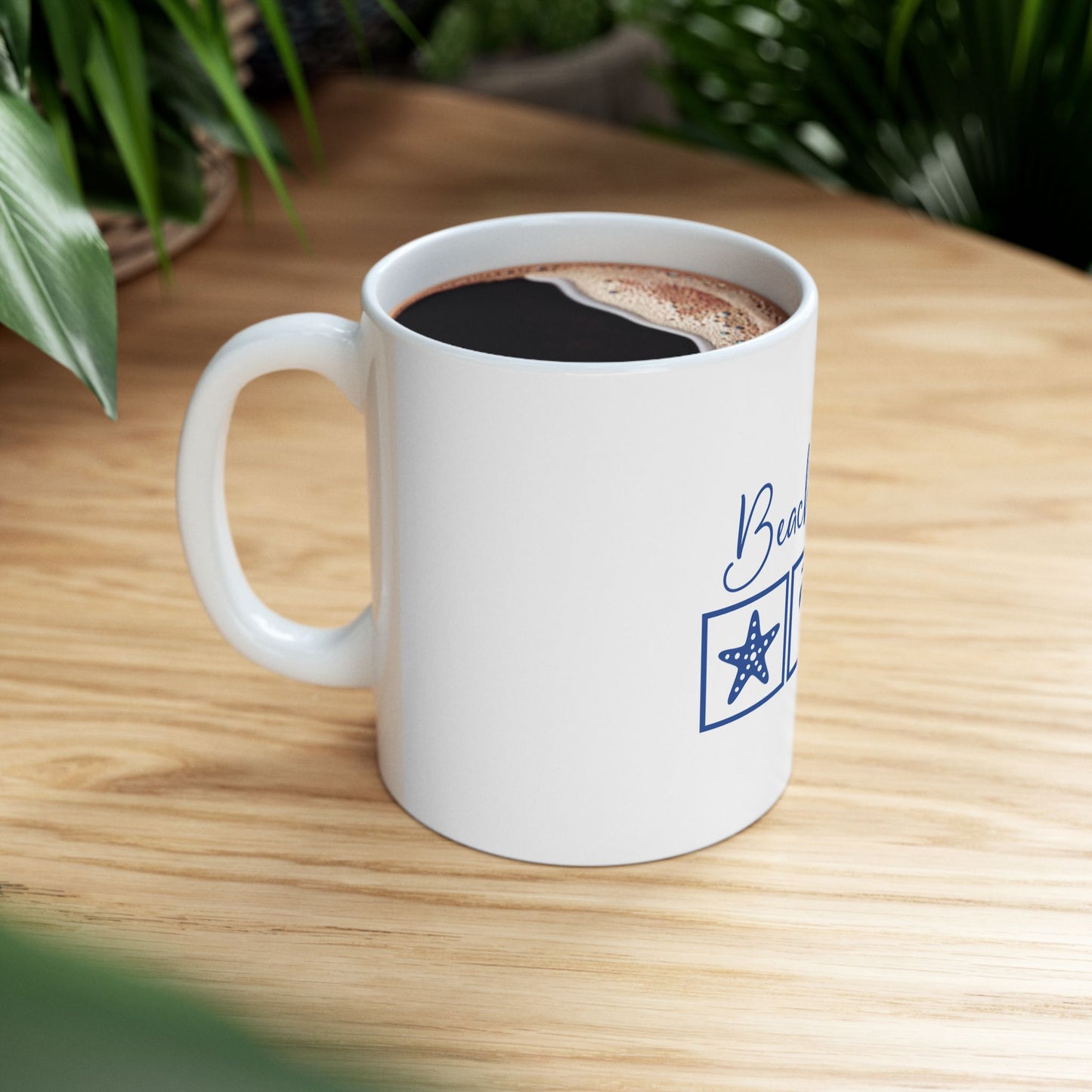 Beach Vibes Ceramic Mug - 11oz & 15oz Size Options