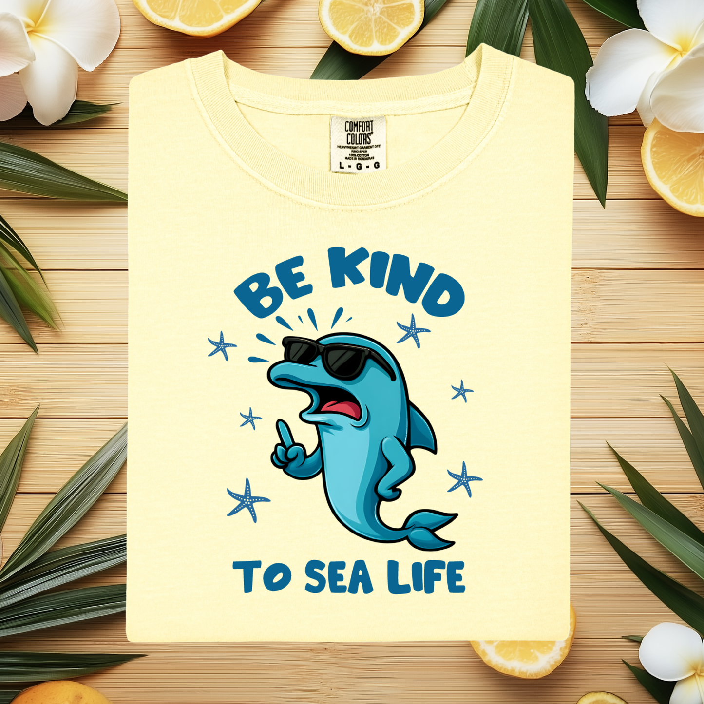 Be Kind To Sealife Comfort Colors T Shirt
