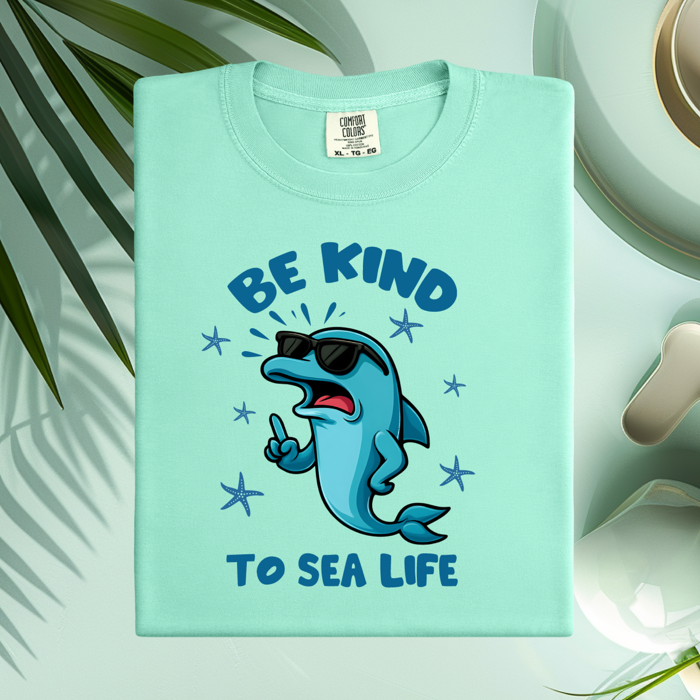 Be Kind To Sealife Comfort Colors T Shirt