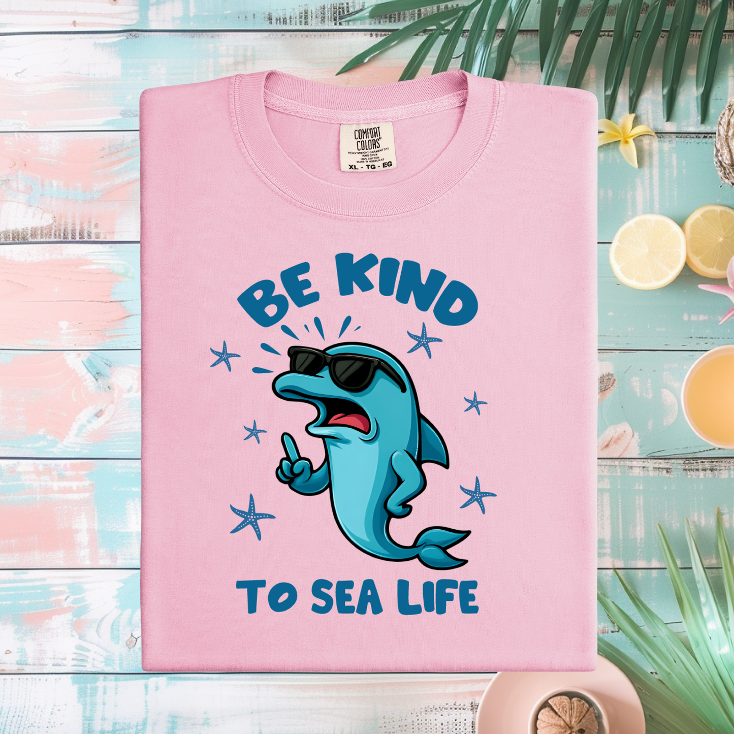 Be Kind To Sealife Comfort Colors T Shirt