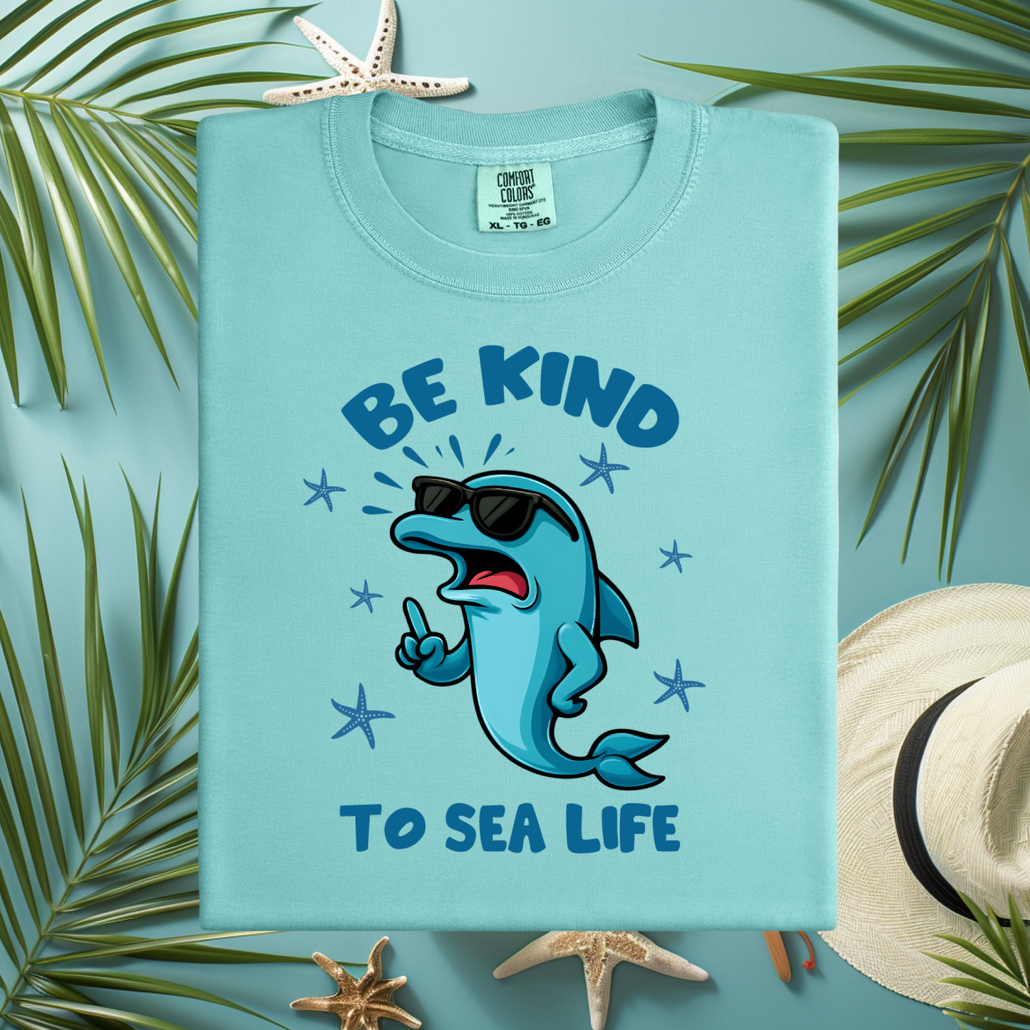 Be Kind To Sealife Comfort Colors T Shirt