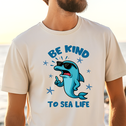 Be Kind To Sealife Comfort Colors T Shirt