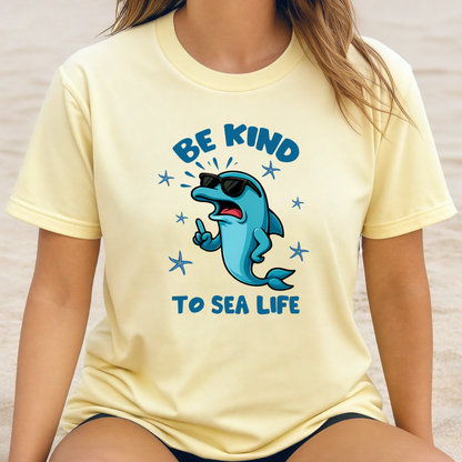 Be Kind To Sealife Comfort Colors T Shirt