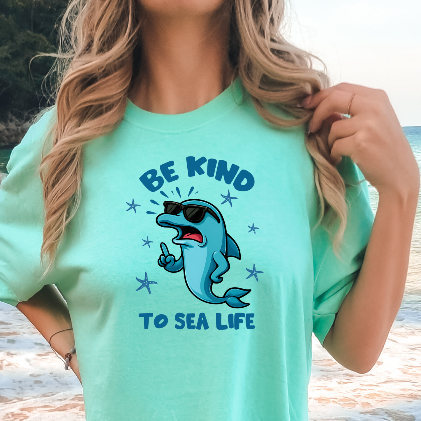 Be Kind To Sealife Comfort Colors T Shirt