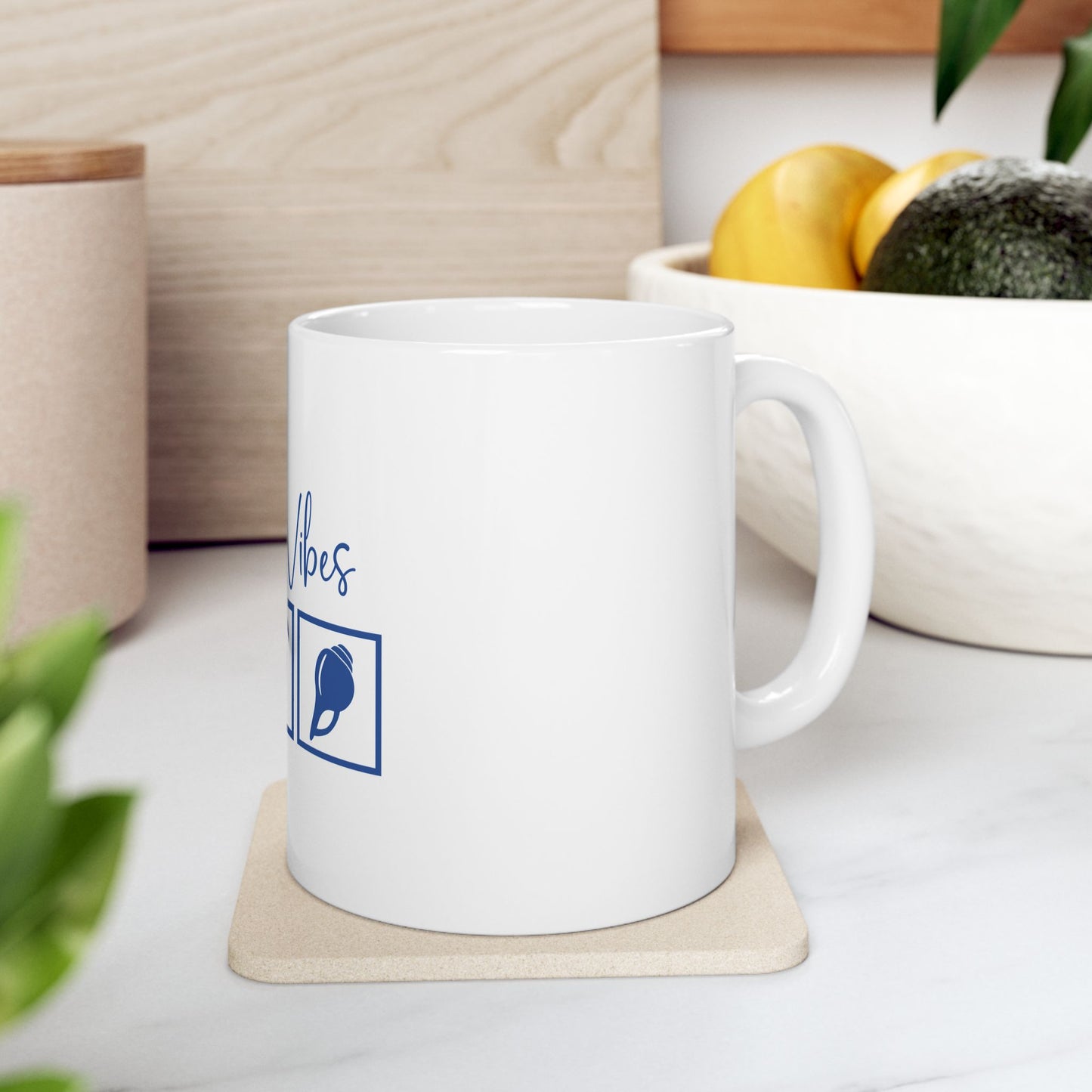 Beach Vibes Ceramic Mug - 11oz & 15oz Size Options