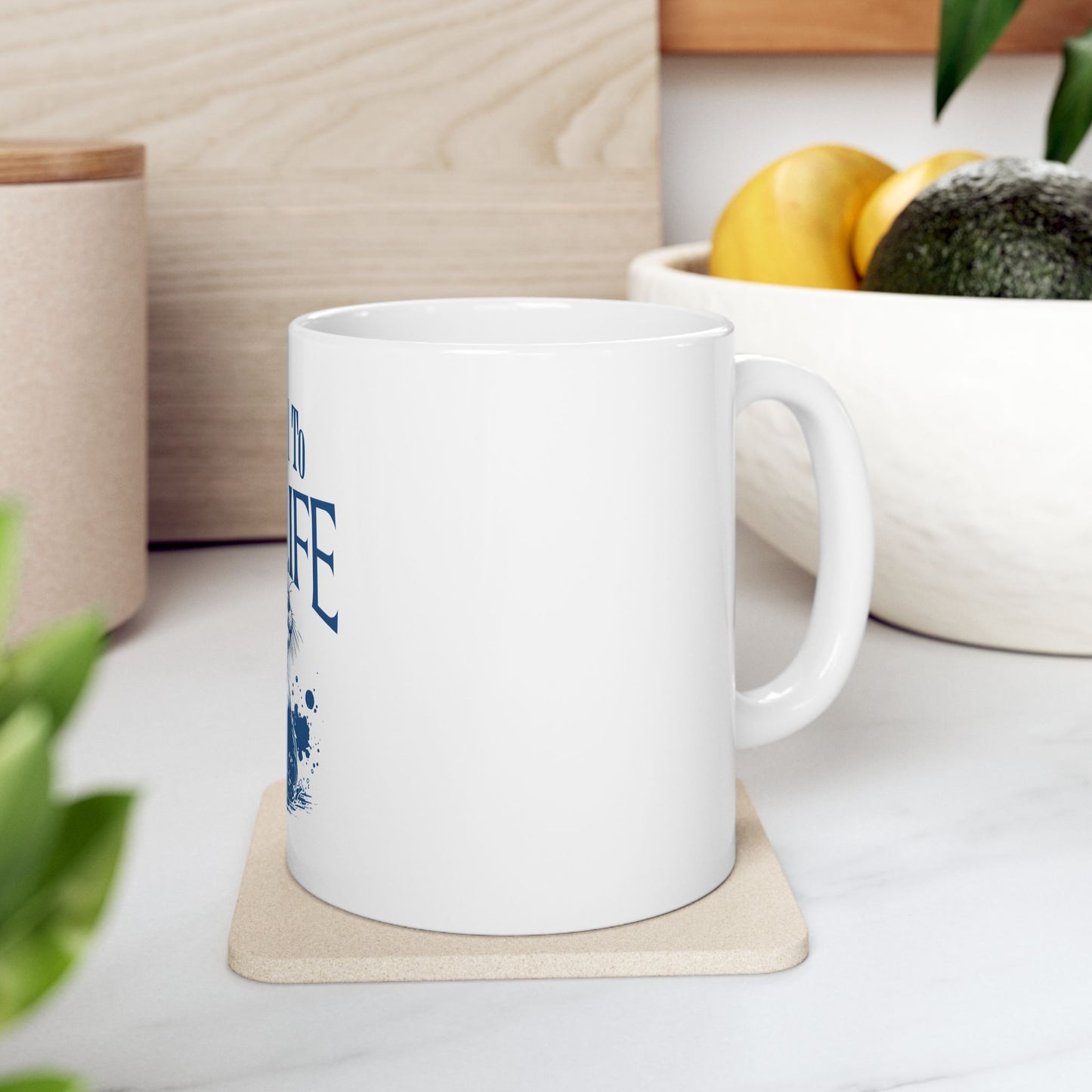 Be Kind to Sealife Ceramic Mug - Eco-Friendly 11oz & 15oz Coffee Cup