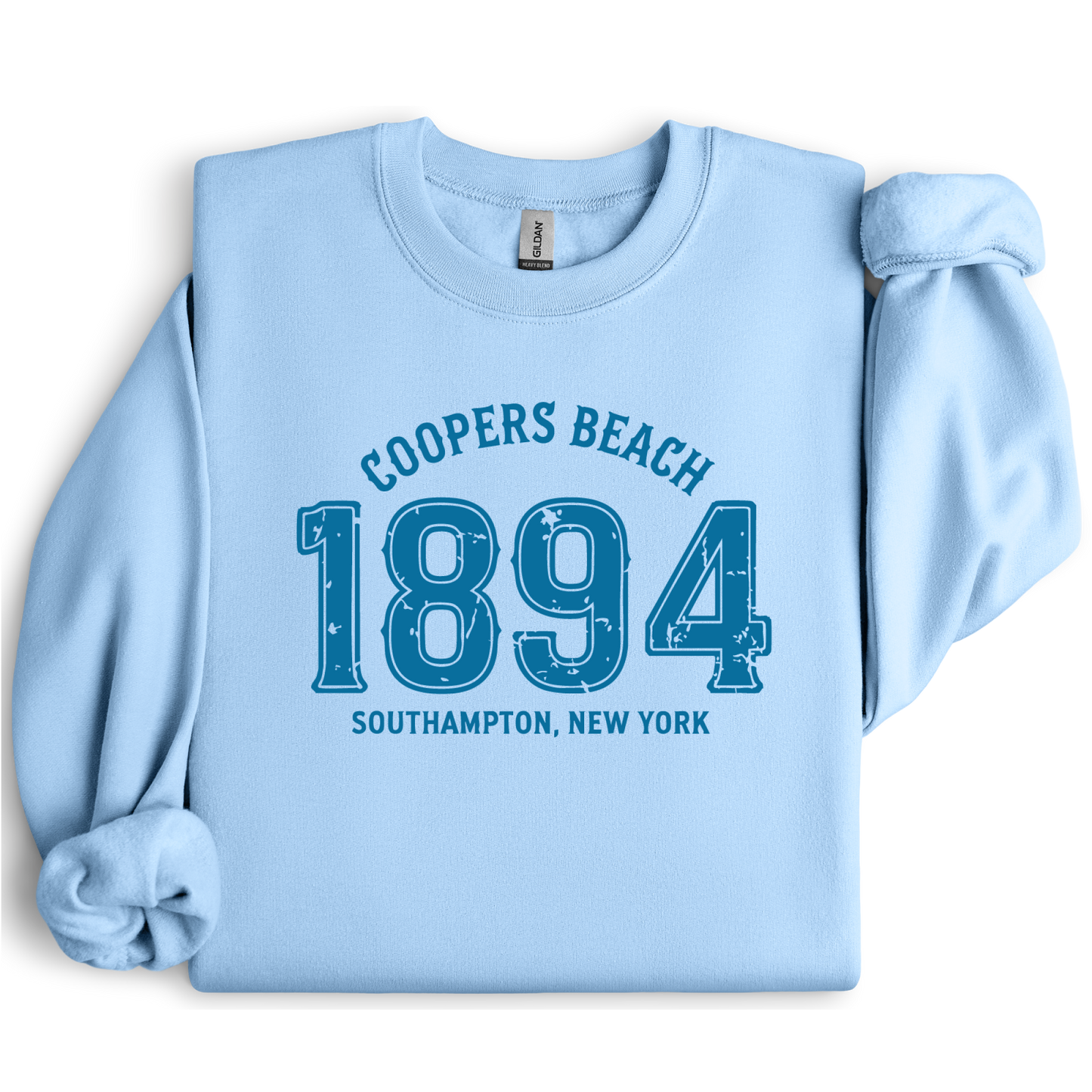 Coopers Beach 1894 Gildan Heavy Blend Crewneck Sweatshirt