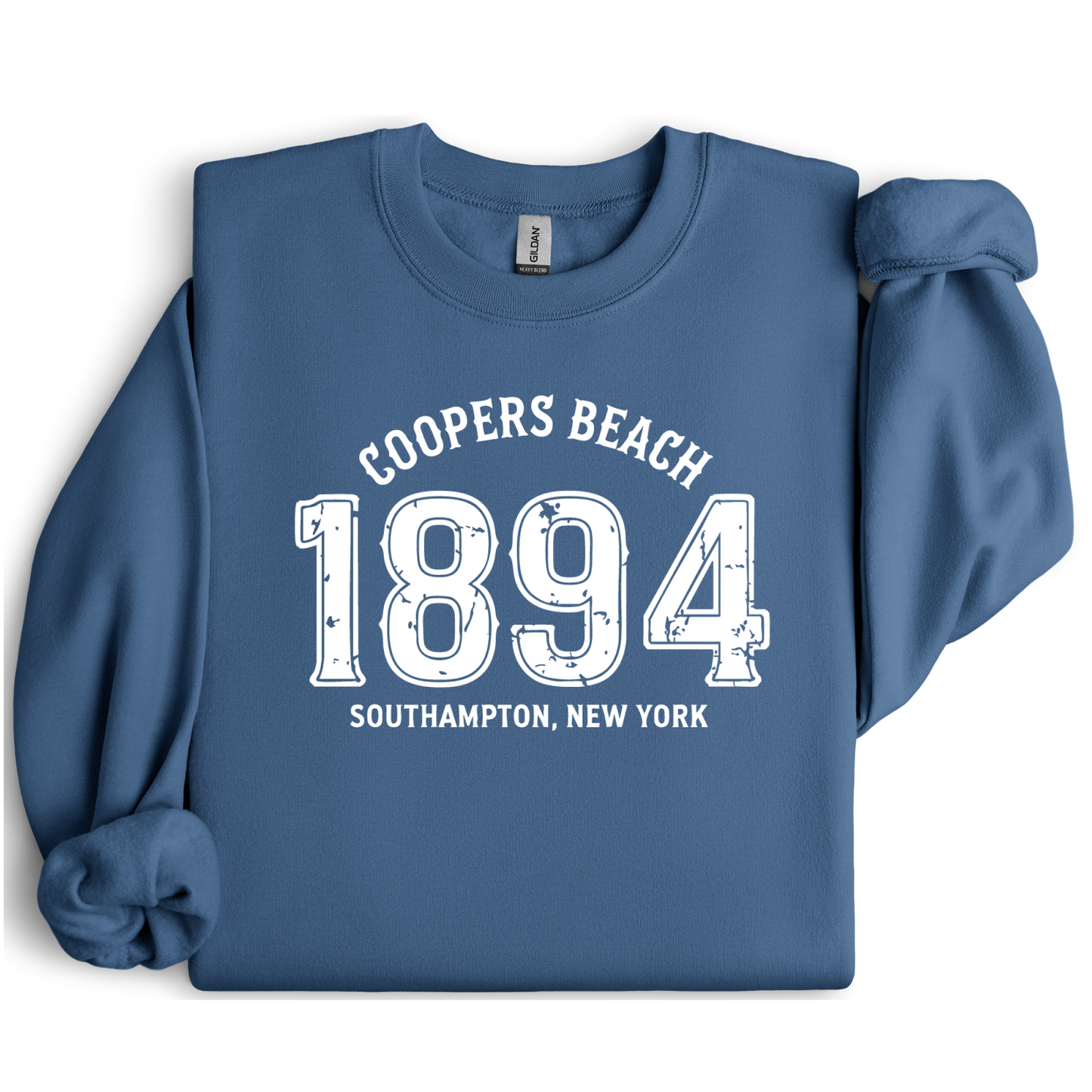 Coopers Beach 1894 Gildan Heavy Blend Crewneck Sweatshirt