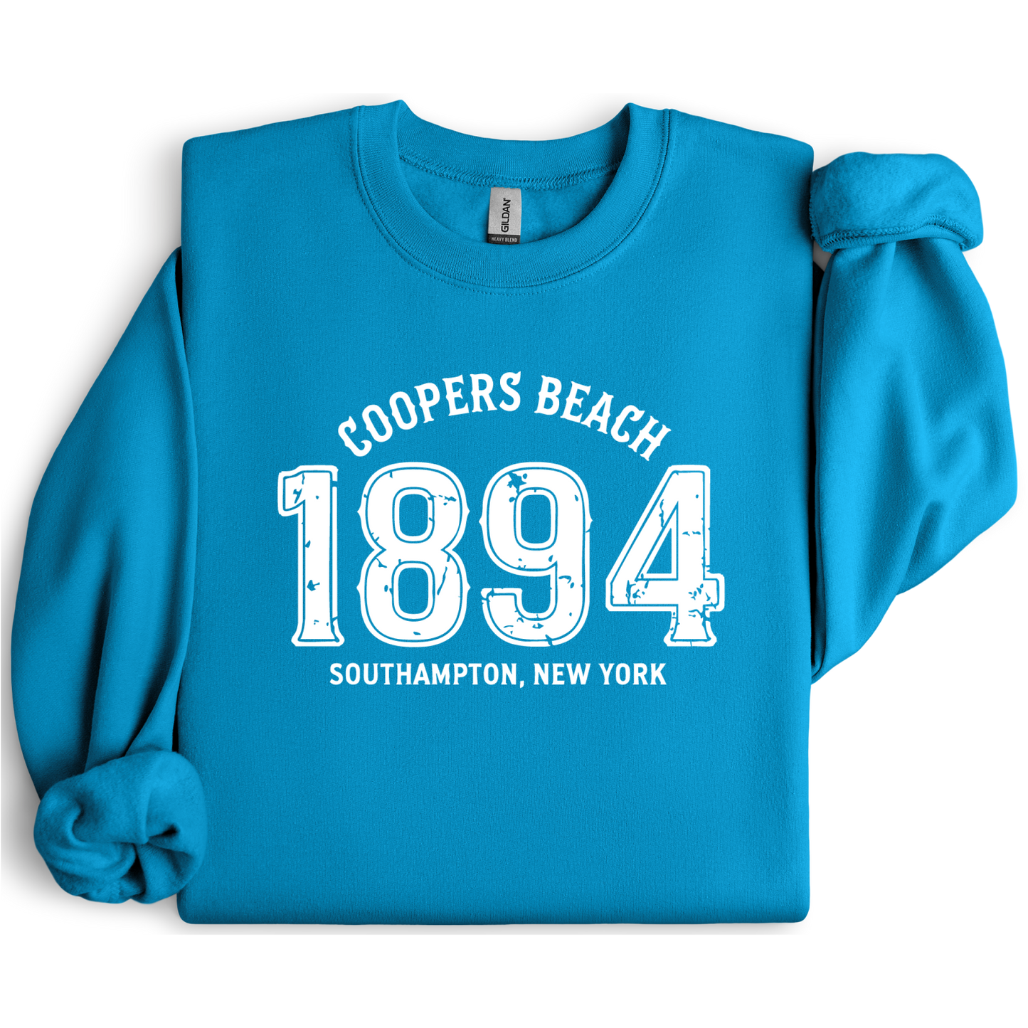 Coopers Beach 1894 Gildan Heavy Blend Crewneck Sweatshirt