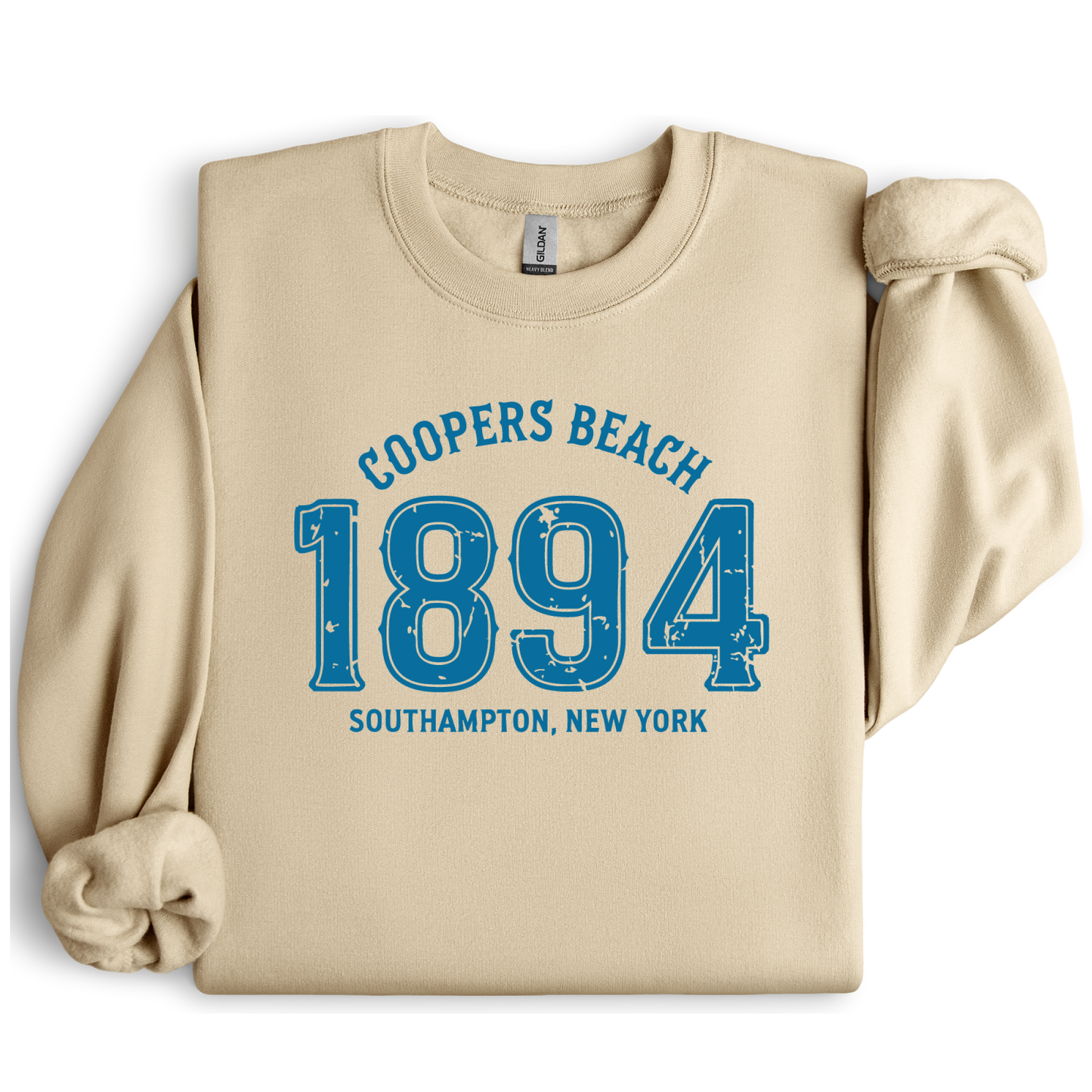 Coopers Beach 1894 Gildan Heavy Blend Crewneck Sweatshirt