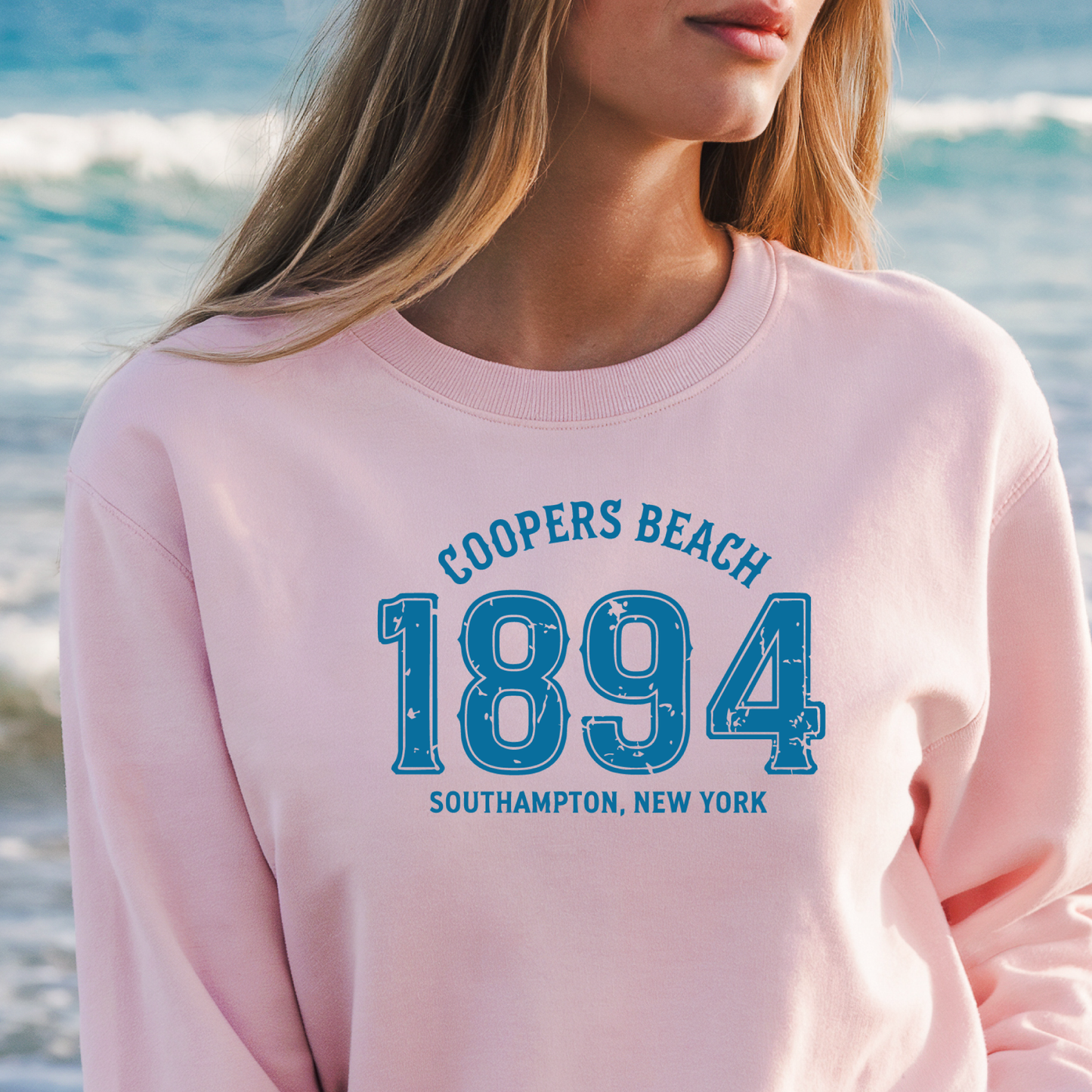 Coopers Beach 1894 Gildan Heavy Blend Crewneck Sweatshirt