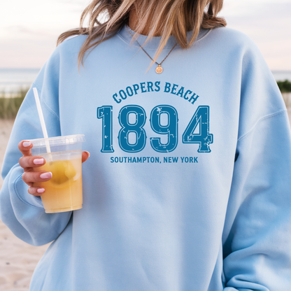 Coopers Beach 1894 Gildan Heavy Blend Crewneck Sweatshirt